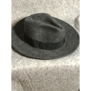 Vintage Betmar Street Smart Hat Fedora Fitted Womens Gray Wool Felt USA 80s